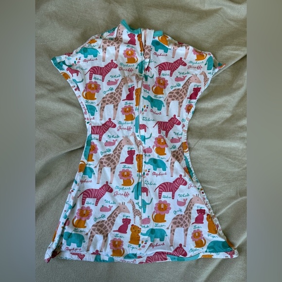 Zipadee Zip Transition Swaddle Sleep Sack Zoo Safari Size XS 3-6 Months - Picture 6 of 6